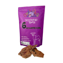 Load image into Gallery viewer, Crazy Dog Lamb Lung Dehydrated Treats 6oz
